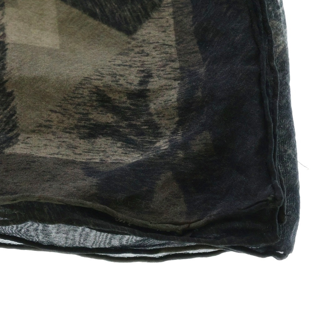 CHROME HEARTS(クロムハーツ) CH PRINT SCARF スカーフ 総柄 プリントシルクスカーフ ブラック