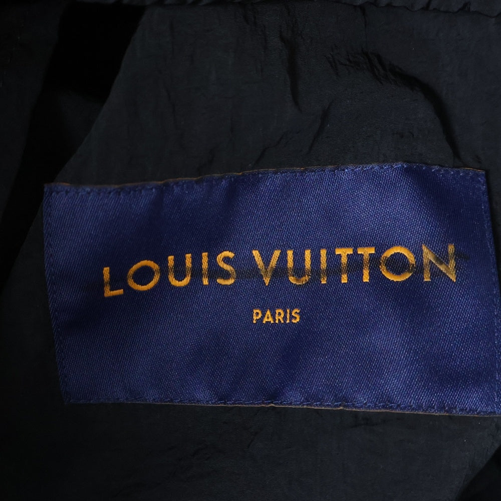 LOUIS VUITTON(ルイヴィトン) 22AW フロントロゴプリント カラーブロック ジップアップナイロンフーディジャケット マルチ RM222 P0G HNB71W