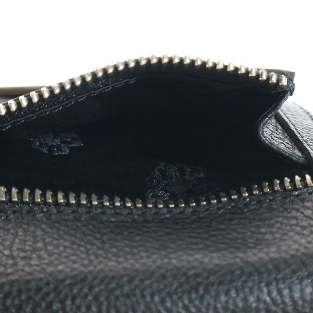 CHROME HEARTS(クロムハーツ) WAVE MINI ウェーブミニ レザーウォレット 財布 ブラック BCA373