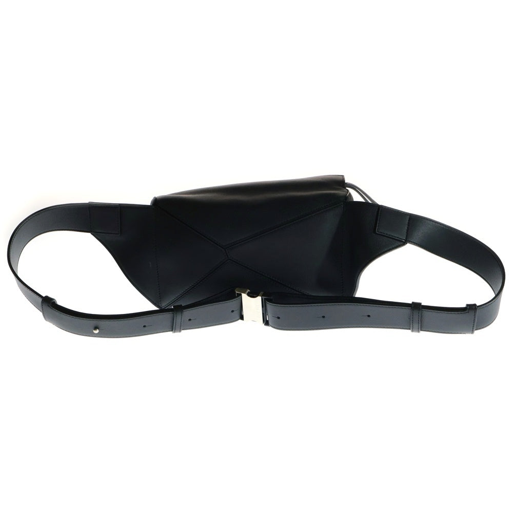 LOEWE(ロエベ) PUZZLE SMALL BUMBAG B510P35X09 パズル スモール バムバッグ ブラック ショルダーバッグ