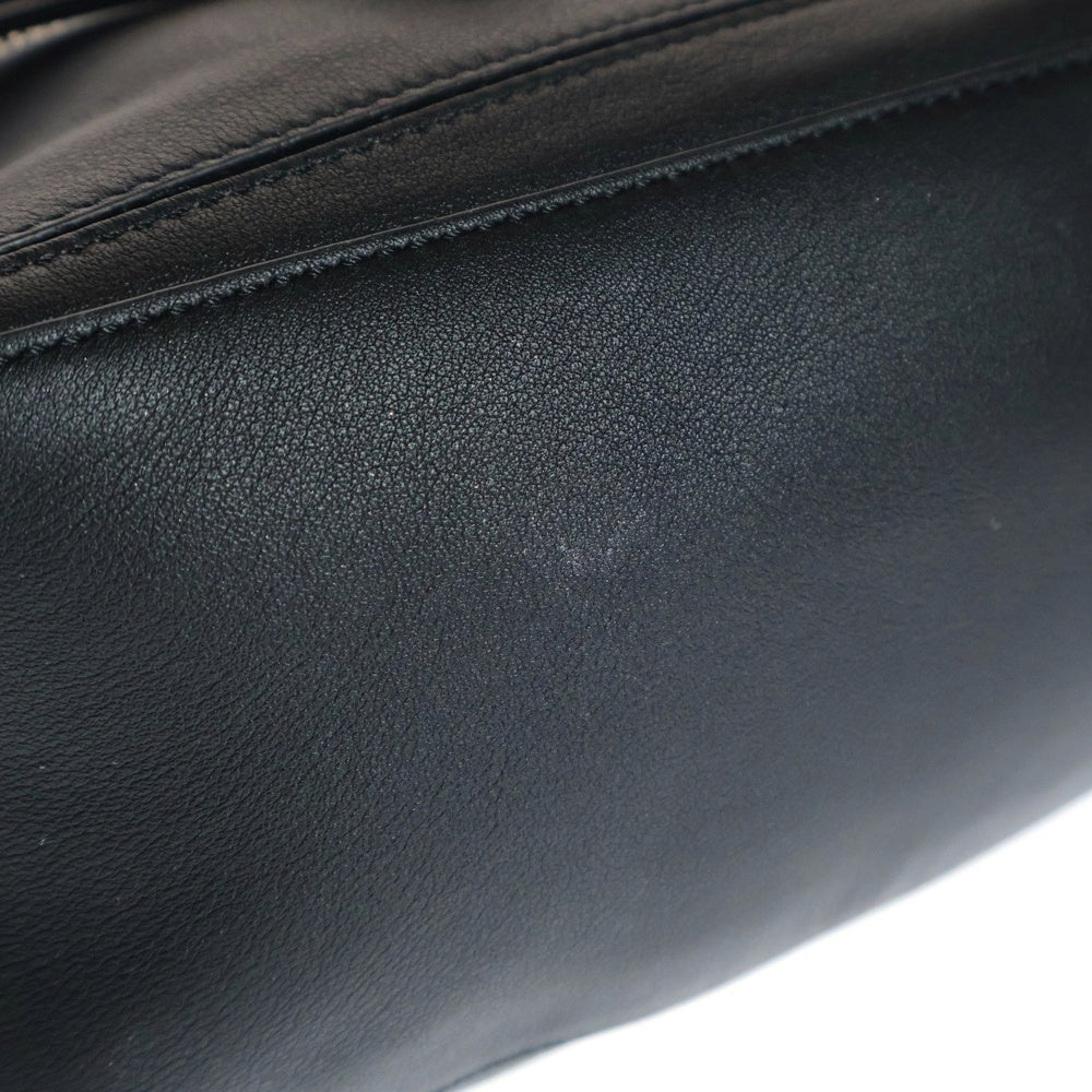 LOEWE(ロエベ) PUZZLE SMALL BUMBAG B510P35X09 パズル スモール バムバッグ ブラック ショルダーバッグ