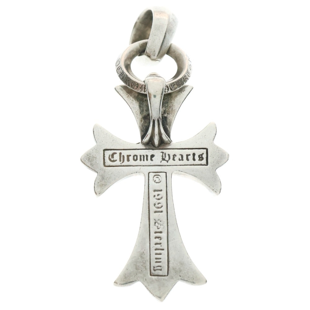 CHROME HEARTS(クロムハーツ) CH CRS SML W/BALE Wベイル スモールCHクロス ペンダントトップ シルバー BCA218