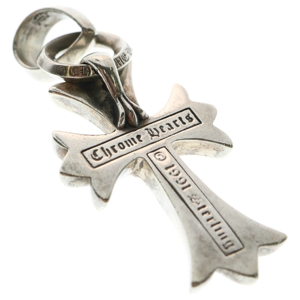 CHROME HEARTS(クロムハーツ) CH CRS SML W/BALE Wベイル スモールCHクロス ペンダントトップ シルバー BCA218