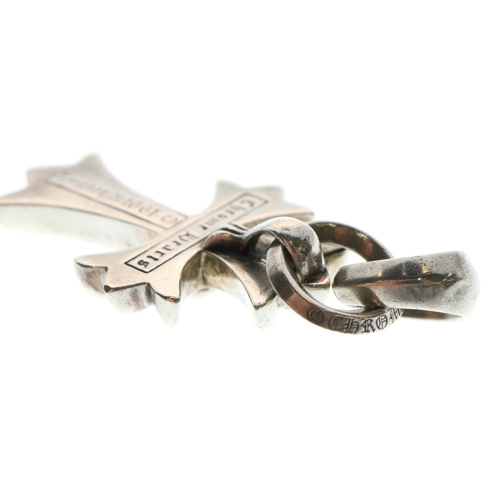 CHROME HEARTS(クロムハーツ) CH CRS SML W/BALE Wベイル スモールCHクロス ペンダントトップ シルバー BCA218