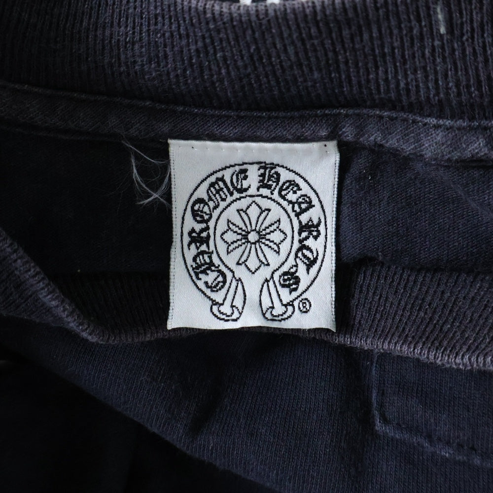 CHROME HEARTS(クロムハーツ) OLD ×max field Dagger L/S TEE オールドモデル マックスフィールド ダガープリント 長袖Tシャツ ブラック