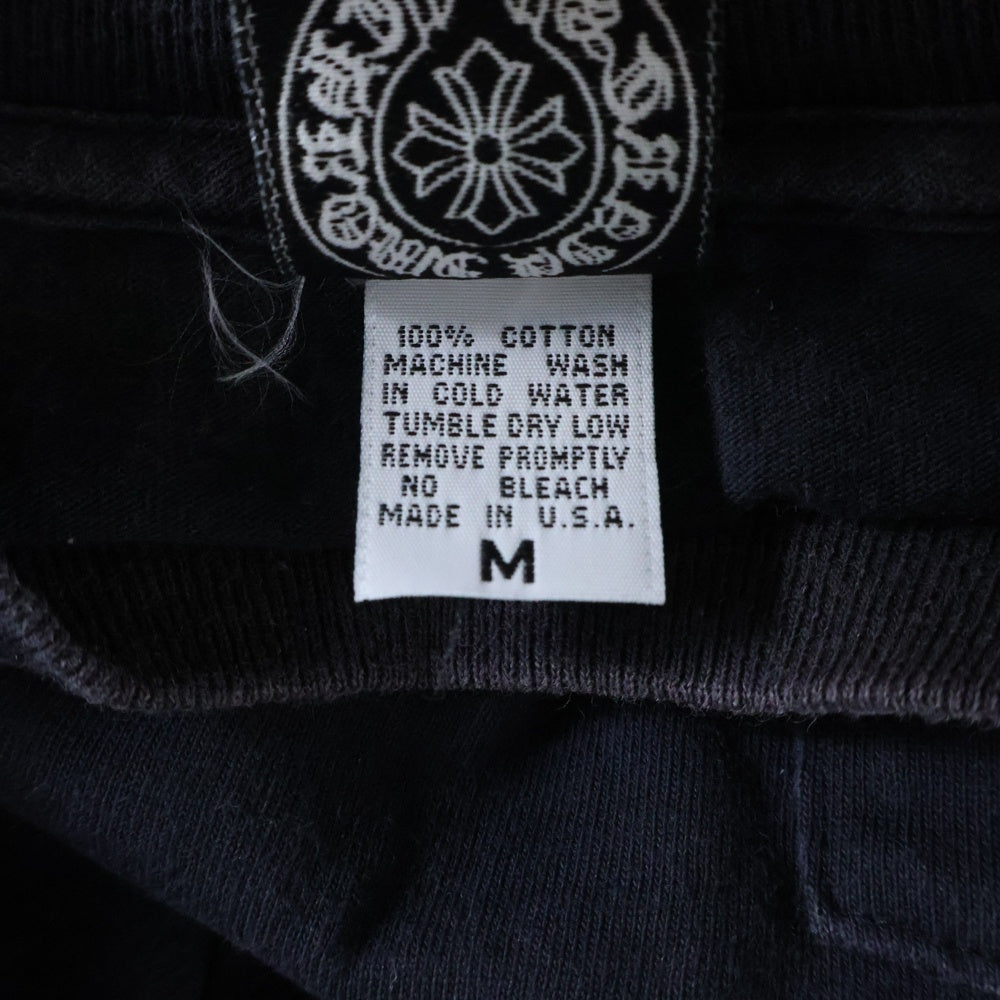 CHROME HEARTS(クロムハーツ) OLD ×max field Dagger L/S TEE オールドモデル マックスフィールド ダガープリント 長袖Tシャツ ブラック