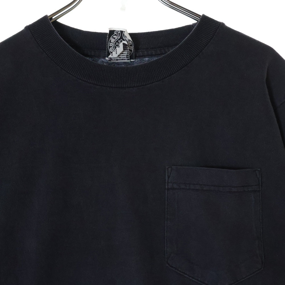 CHROME HEARTS(クロムハーツ) OLD FUCK YOU FLAG L/S TEE オールドモデル 星条旗 ポケット 長袖Tシャツ ブラック