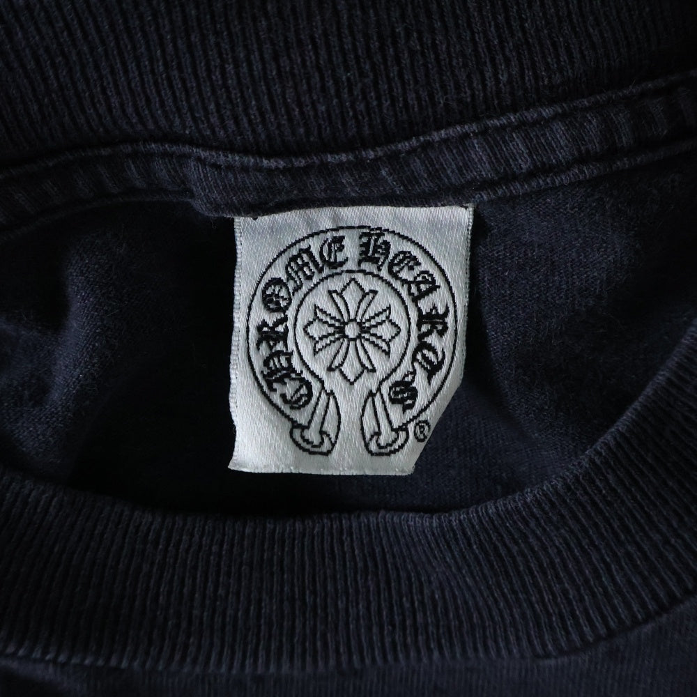 CHROME HEARTS(クロムハーツ) OLD FUCK YOU FLAG L/S TEE オールドモデル 星条旗 ポケット 長袖Tシャツ ブラック
