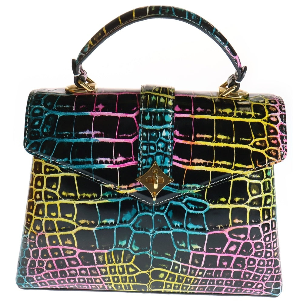 LOUIS VUITTON(ルイヴィトン) エキゾチックアリゲーター マルチカラー ローズ デ ヴァント トート クロスバッグ N80849