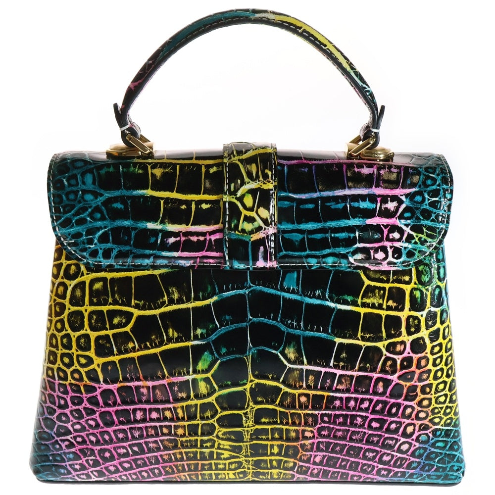 LOUIS VUITTON(ルイヴィトン) エキゾチックアリゲーター マルチカラー ローズ デ ヴァント トート クロスバッグ N80849