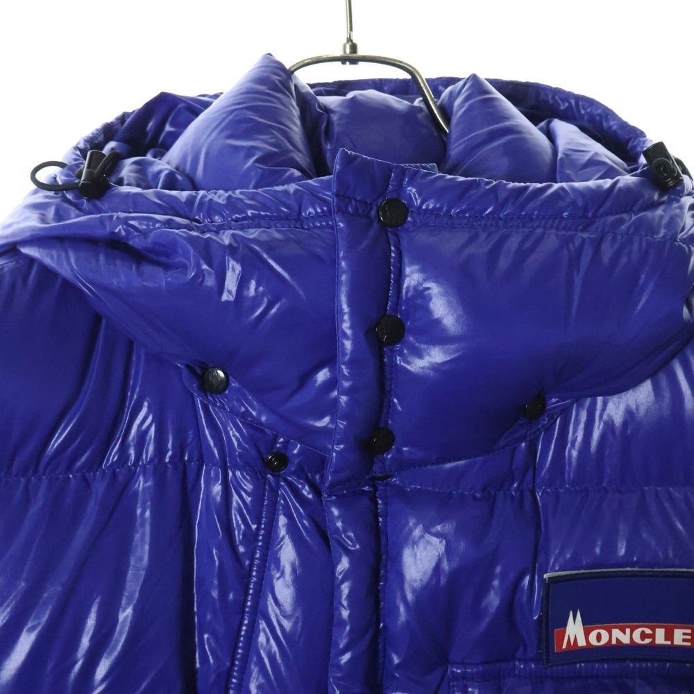 MONCLER(モンクレール) ×FRAGMENT ANCHETA GILET D209U4331050 ×フラグメント アンケータ ダウンベスト ブルー