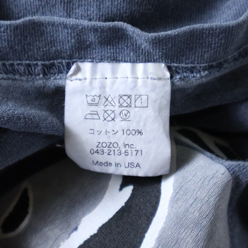 COIN PARKING DELIVERY(コインパーキングデリバリー) 23SS ZOZOVILLA GR8 ECOCYCLE T-shirt プリント クルーネック半袖Tシャツ グレー