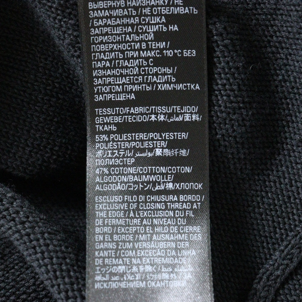 BALENCIAGA(バレンシアガ) 24AW Y2K Zip-Up Cardigan トライバルダメージ ジップアップ 長袖カーディガンニット 808489 T3336 ブラック