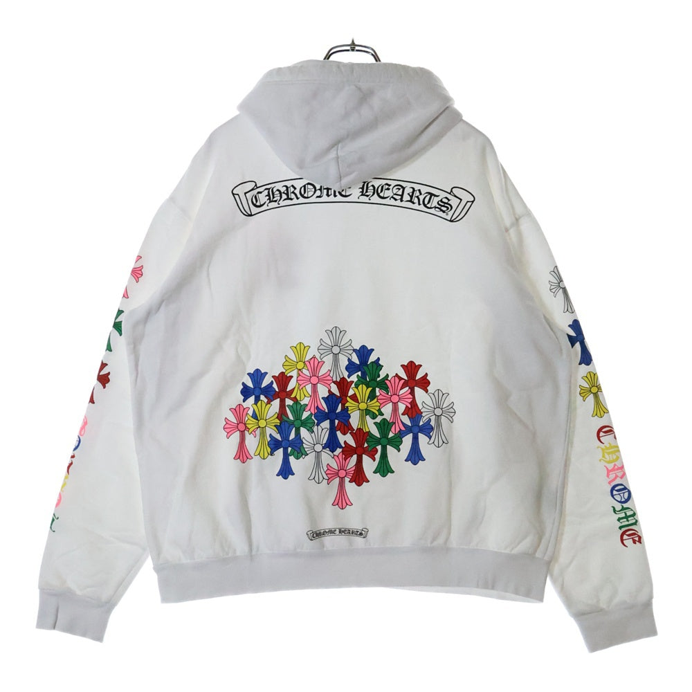 CHROME HEARTS(クロムハーツ) MLTCOL CEM CRS HD PLVR マルチカラーセメタリークロスプリントパーカー