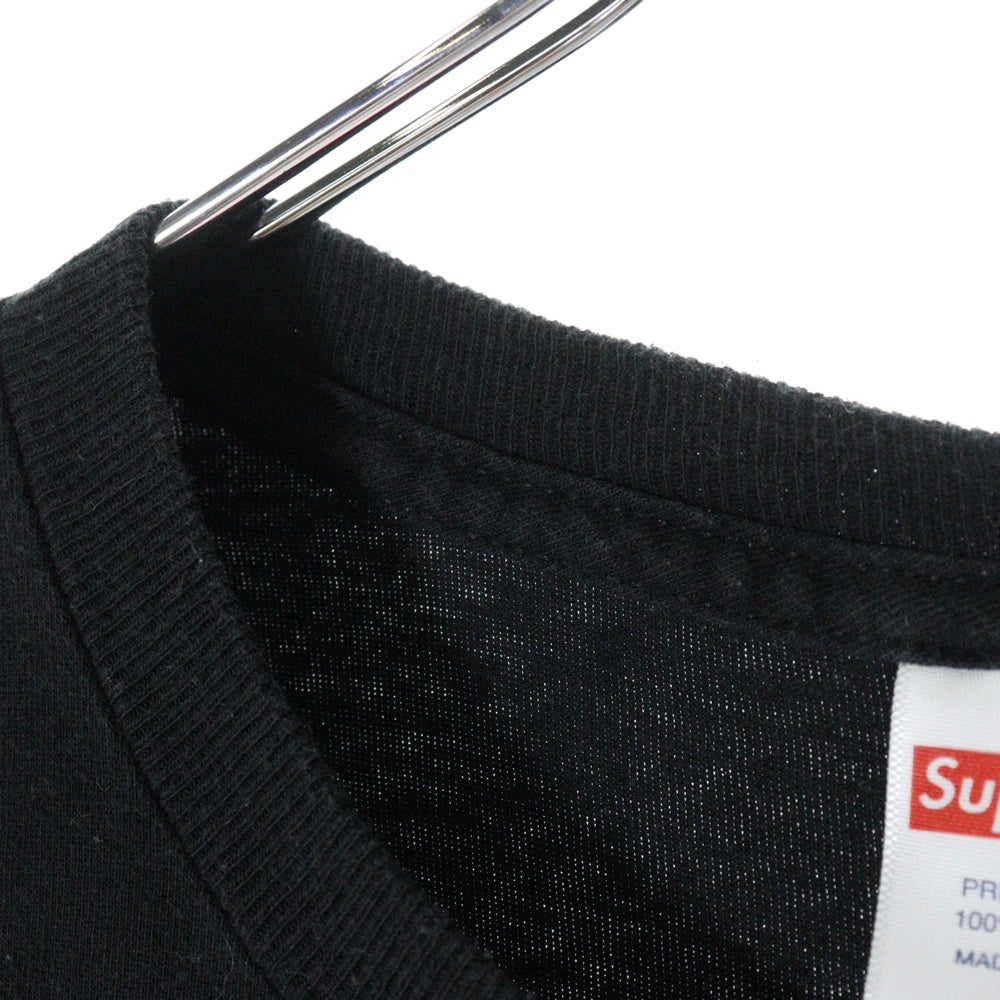SUPREME(シュプリーム) 24SS RECORDS TEE BLACK レコード 半袖クルーネックTシャツ ブラック