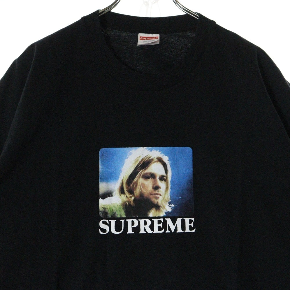 SUPREME(シュプリーム) 23SS Kurt Cobain Tee カートコバーン フォトプリント クルーネック半袖Tシャツ ブラック