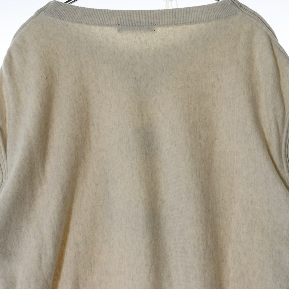 UNDERCOVER(アンダーカバー) 25SS Exchange Bill Evans INTERPLAY エクスチェンジ スウェット ビルエヴァンス 長袖クルーネックスウェットトレーナー ベージュ UC1E9809-1