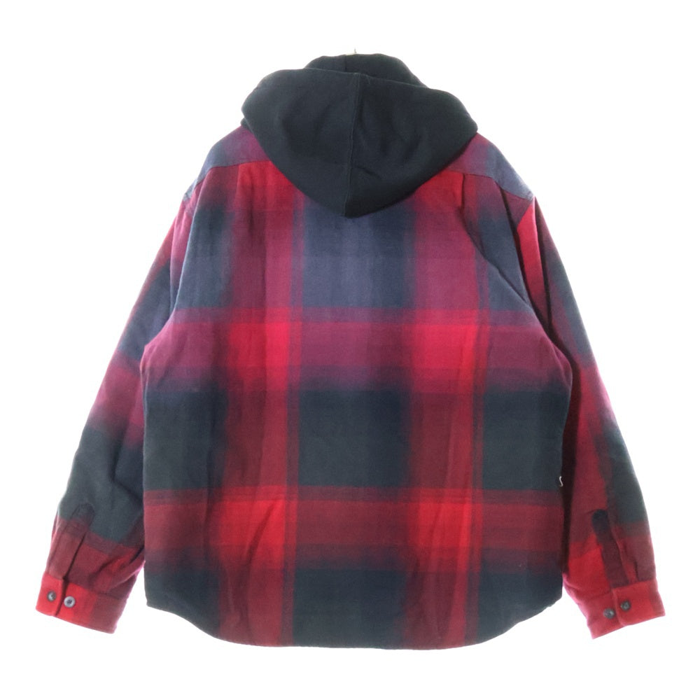 SUPREME(シュプリーム) 25SS Quilted Lined Hooded Flannel Shirts キルティングライナーフードフランネルシャツ レッド