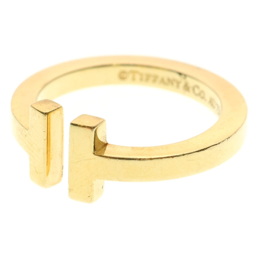 TIFFANY & Co.(ティファニー) K18 Tスクエア リング ゴールド