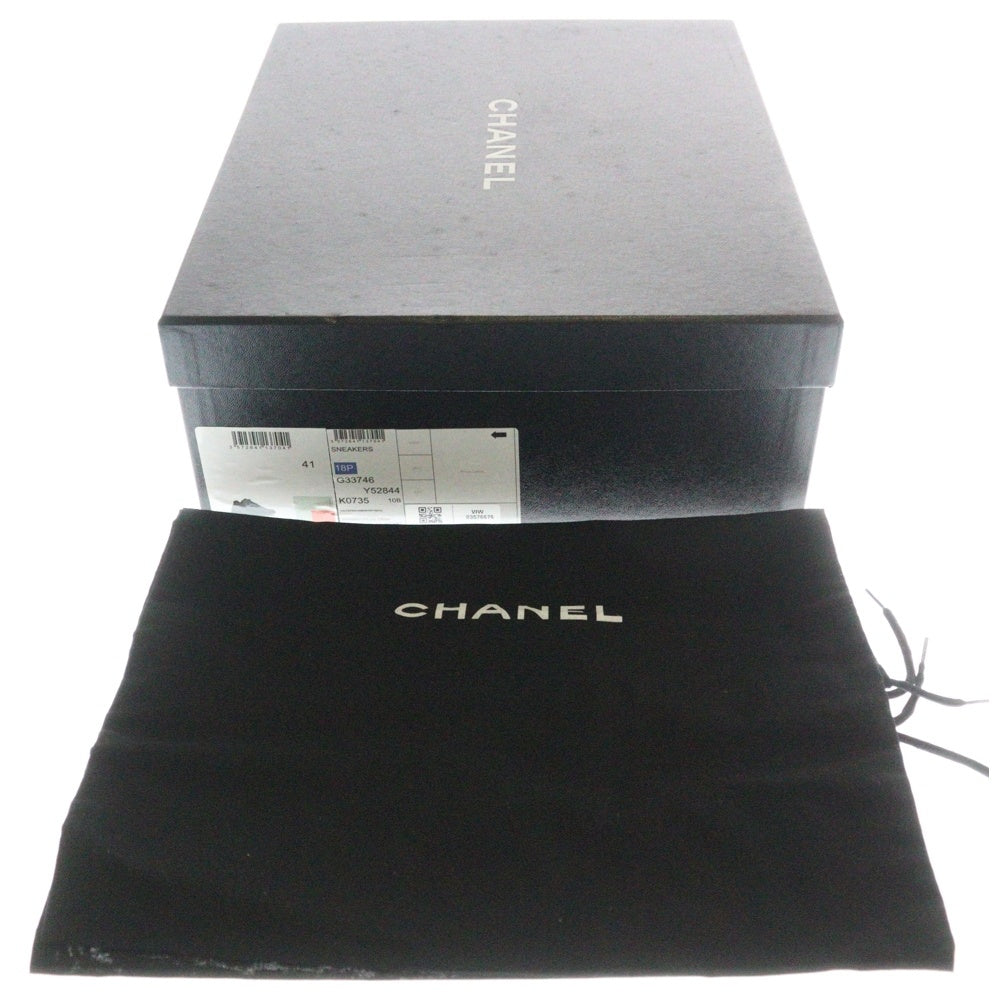 CHANEL(シャネル) CC Low Top Trainer ココマーク ローカットスニーカー G33746 ホワイト/オレンジ