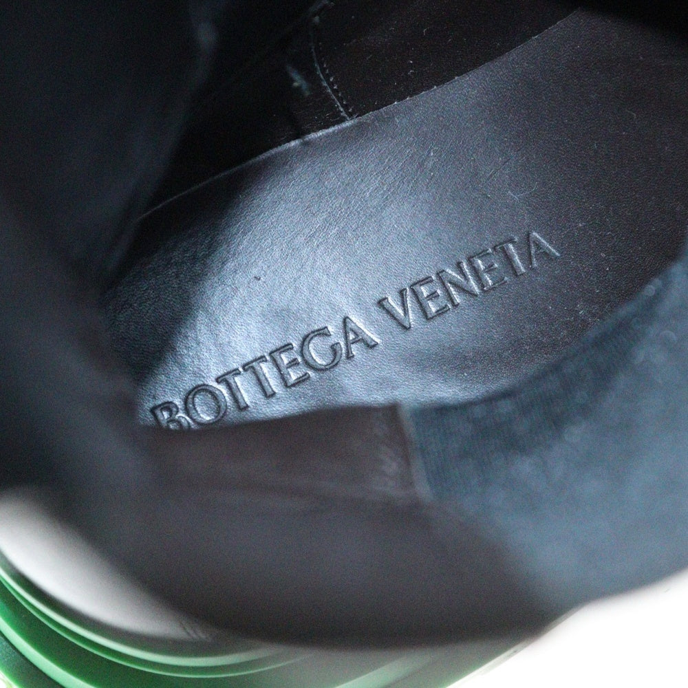 BOTTEGA VENETA(ボッテガヴェネタ) TIRE Chelsea Boots タイヤブーツ チェルシー サイドゴア ブラック/グリーン