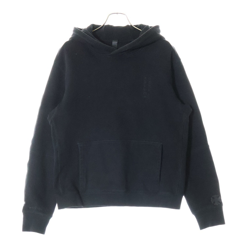 CHROME HEARTS(クロムハーツ) GRP Y NOT ロゴ刺繍CHプラスパッチプルオーバーパーカー ブラック