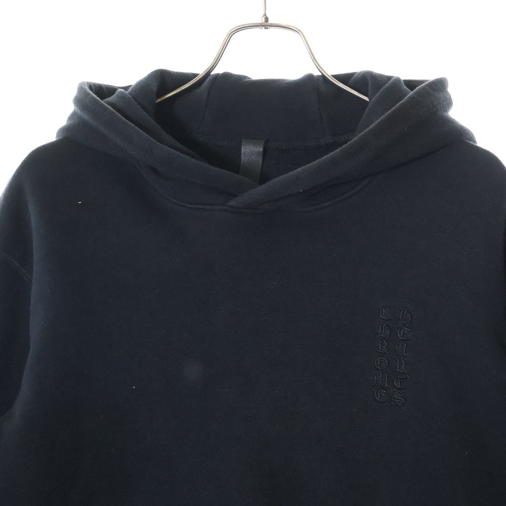 CHROME HEARTS(クロムハーツ) GRP Y NOT ロゴ刺繍CHプラスパッチプルオーバーパーカー ブラック