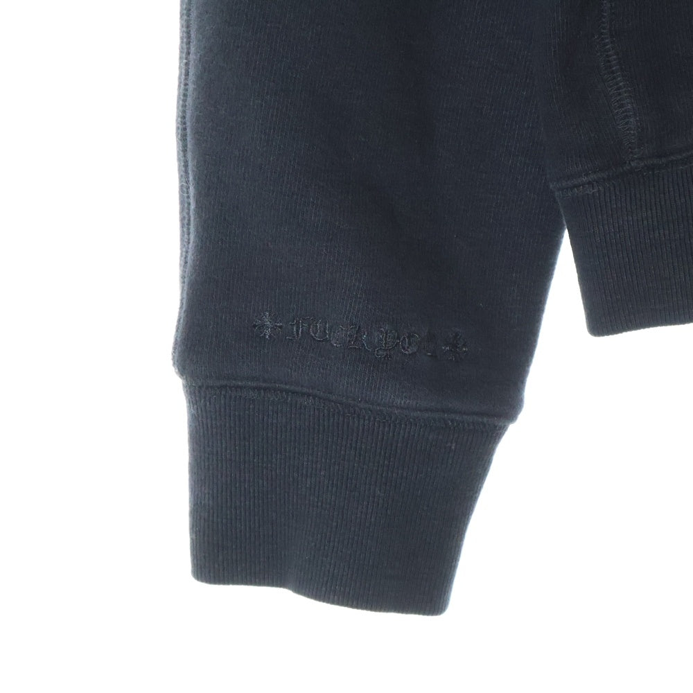 CHROME HEARTS(クロムハーツ) GRP Y NOT ロゴ刺繍CHプラスパッチプルオーバーパーカー ブラック