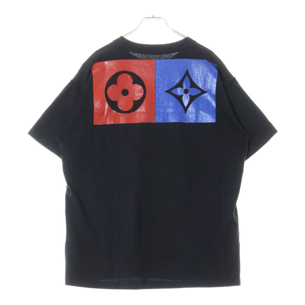 LOUIS VUITTON(ルイヴィトン) 19AW BACK FLOWER PRINT S/S TEE バックフラワープリント 半袖Tシャツ カットソー ホワイト RM192M NPL HHY07W