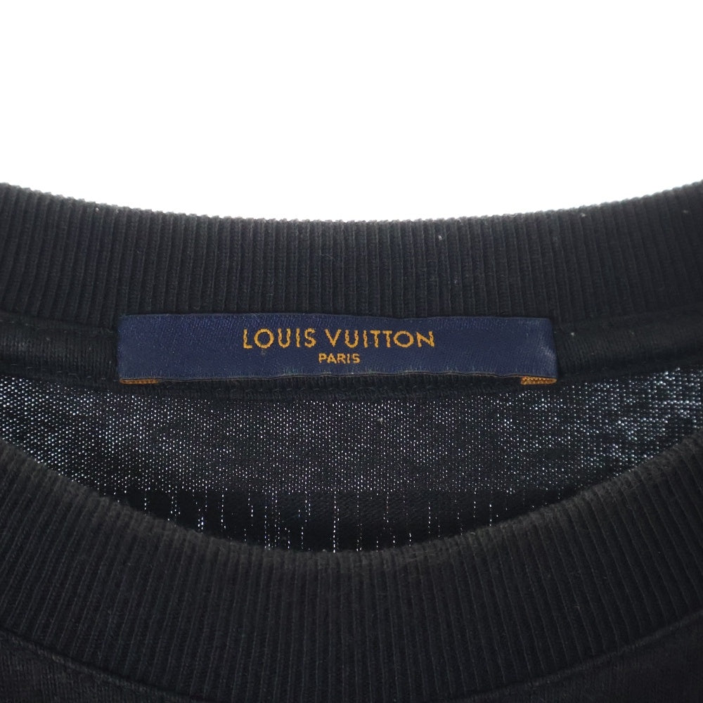 LOUIS VUITTON(ルイヴィトン) 19AW BACK FLOWER PRINT S/S TEE バックフラワープリント 半袖Tシャツ カットソー ホワイト RM192M NPL HHY07W