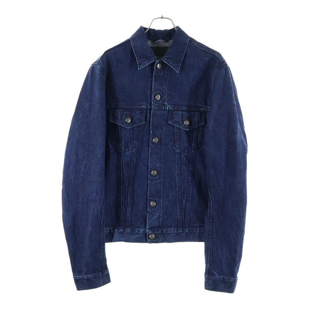 CHROME HEARTS(クロムハーツ) クロスボール シャツジャケット クロスパッチ デニムシャツジャケット インディゴブルー