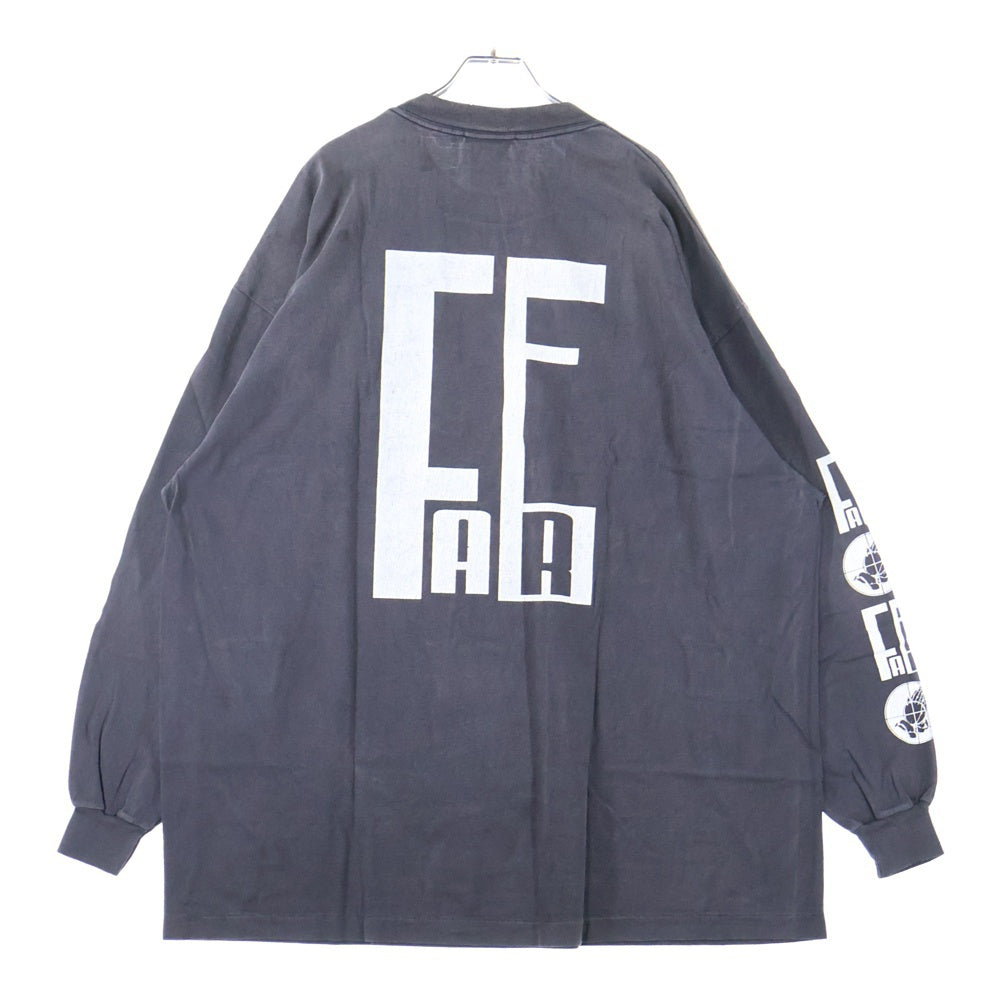 SAINT MICHAEL(セントマイケル) 25SS × FEAR OF GOD SNT OF GOD FG_LS TEE フィアオブゴッド セントオブゴッド 両面プリント クルーネック 長袖Tシャツ カットソー SM-HR8-0000-C02