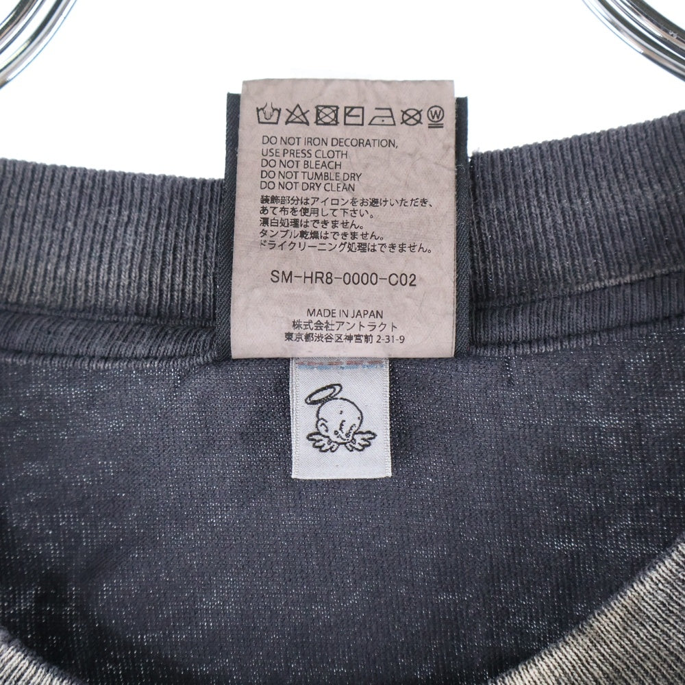 SAINT MICHAEL(セントマイケル) 25SS × FEAR OF GOD SNT OF GOD FG_LS TEE フィアオブゴッド セントオブゴッド 両面プリント クルーネック 長袖Tシャツ カットソー SM-HR8-0000-C02