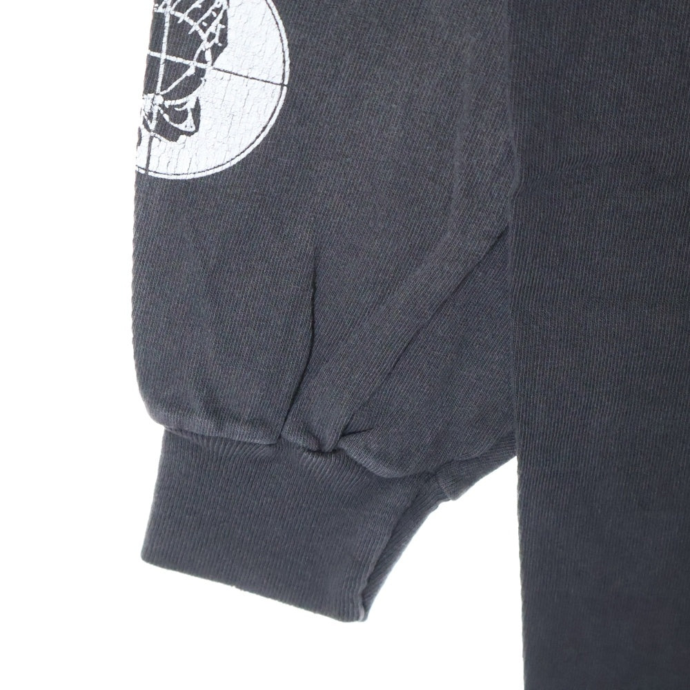 SAINT MICHAEL(セントマイケル) 25SS × FEAR OF GOD SNT OF GOD FG_LS TEE フィアオブゴッド セントオブゴッド 両面プリント クルーネック 長袖Tシャツ カットソー SM-HR8-0000-C02
