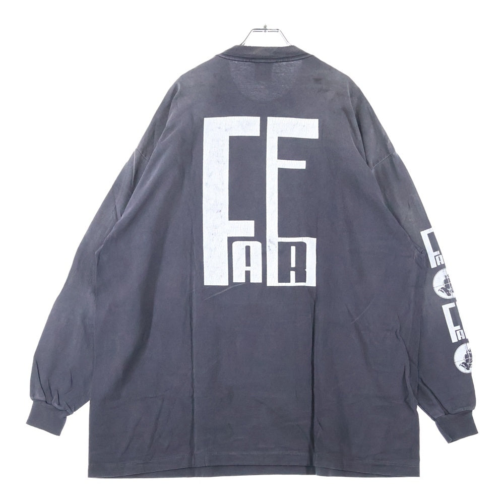 SAINT MICHAEL(セントマイケル) 25SS × FEAR OF GOD SNT OF GOD FG_LS TEE フィアオブゴッド セントオブゴッド 両面プリント クルーネック 長袖Tシャツ カットソー SM-HR8-0000-C02