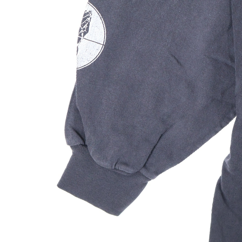 SAINT MICHAEL(セントマイケル) 25SS × FEAR OF GOD SNT OF GOD FG_LS TEE フィアオブゴッド セントオブゴッド 両面プリント クルーネック 長袖Tシャツ カットソー SM-HR8-0000-C02