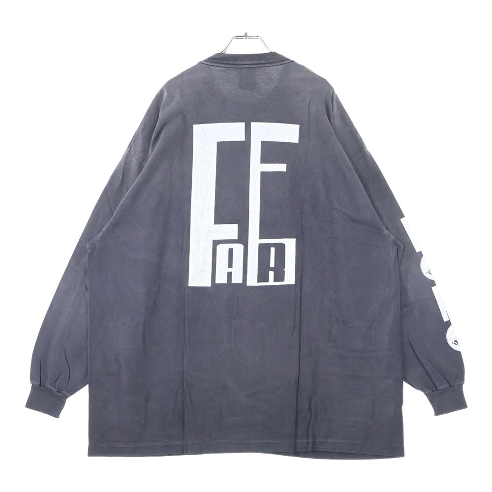 SAINT MICHAEL(セントマイケル) 25SS × FEAR OF GOD SNT OF GOD FG_LS TEE フィアオブゴッド セントオブゴッド 両面プリント クルーネック 長袖Tシャツ カットソー SM-HR8-0000-C02