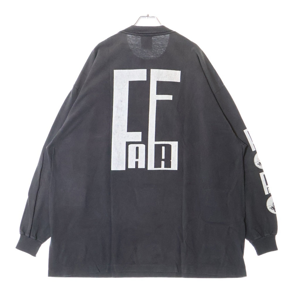 SAINT MICHAEL(セントマイケル) 25SS × FEAR OF GOD SNT OF GOD FG_LS TEE フィアオブゴッド セントオブゴッド 両面プリント クルーネック 長袖Tシャツ カットソー SM-HR8-0000-C02