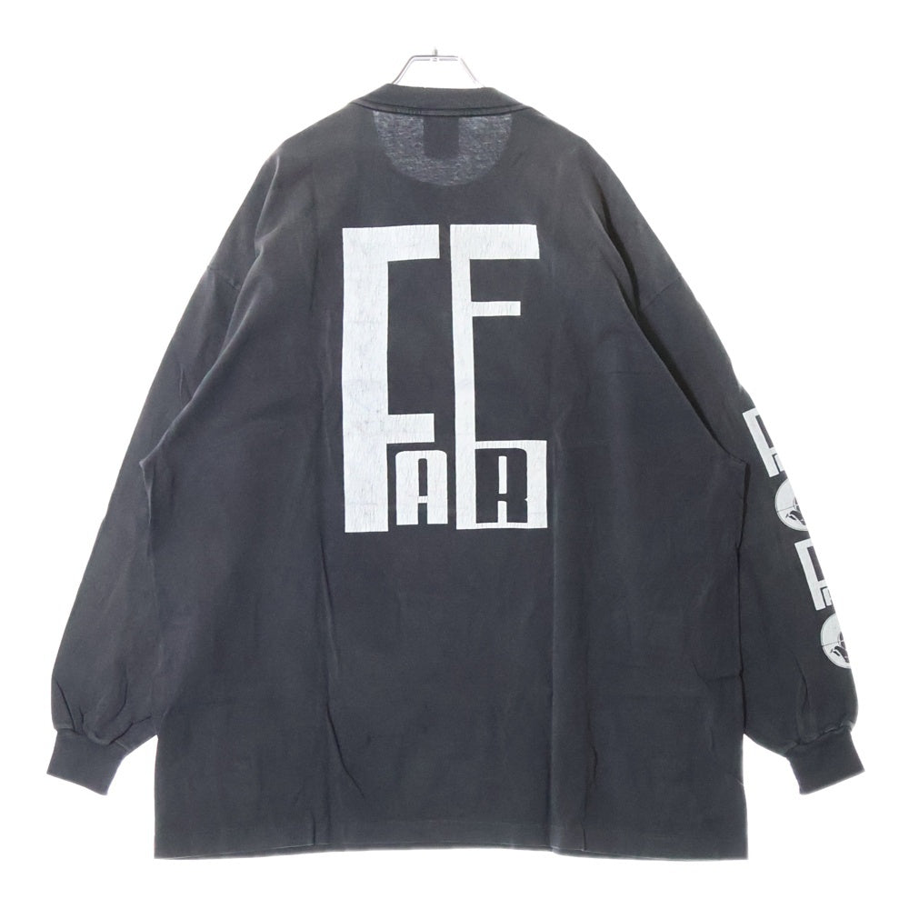SAINT MICHAEL(セントマイケル) 25SS × FEAR OF GOD SNT OF GOD FG_LS TEE フィアオブゴッド セントオブゴッド 両面プリント クルーネック 長袖Tシャツ カットソー SM-HR8-0000-C02