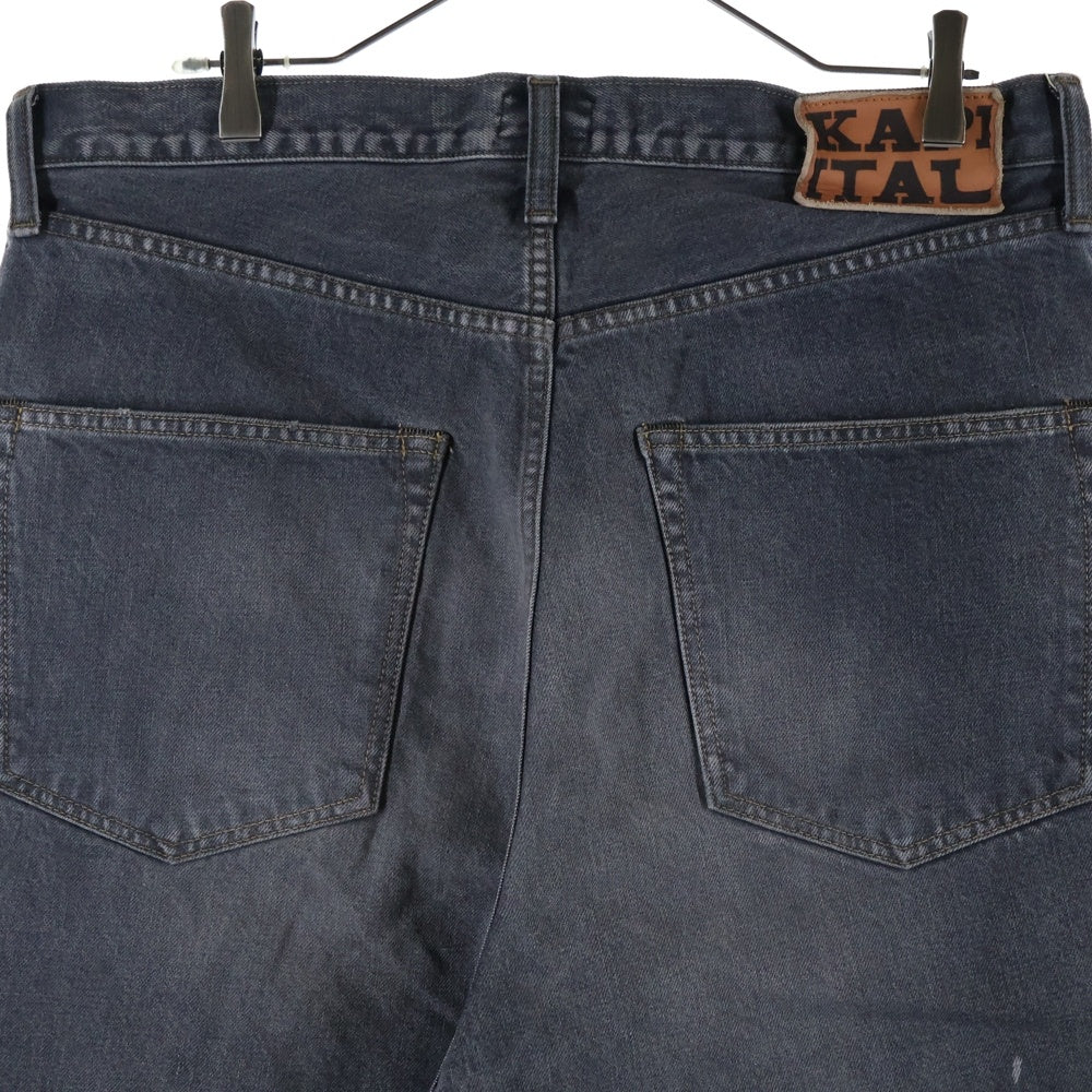 KAPITAL(キャピタル) 14oz Denim 5P Shorts デニムボーンハーフパンツ EK-1449SPA グレー