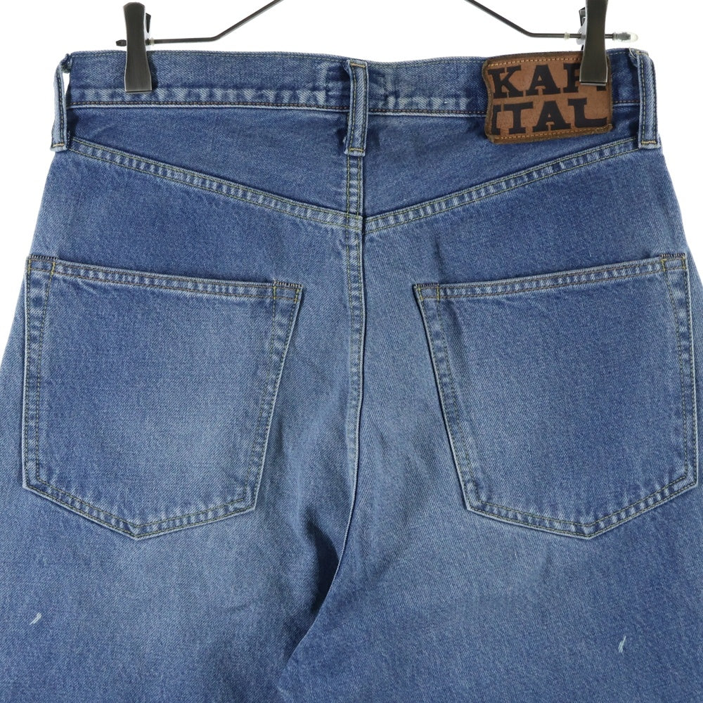 KAPITAL(キャピタル) 14oz Denim 5P Shorts デニムボーンハーフパンツ EK-1448SPA ブルー