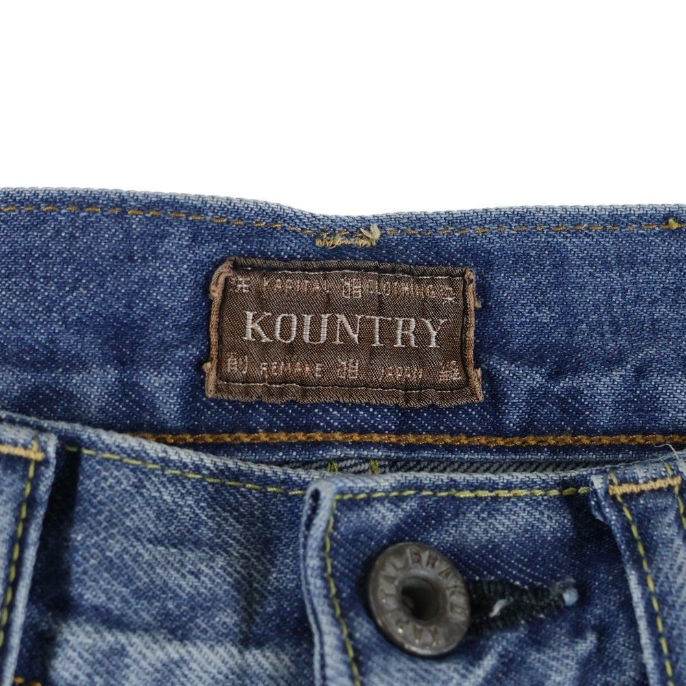 KAPITAL(キャピタル) 14oz Denim 5P Shorts デニムボーンハーフパンツ EK-1448SPA ブルー