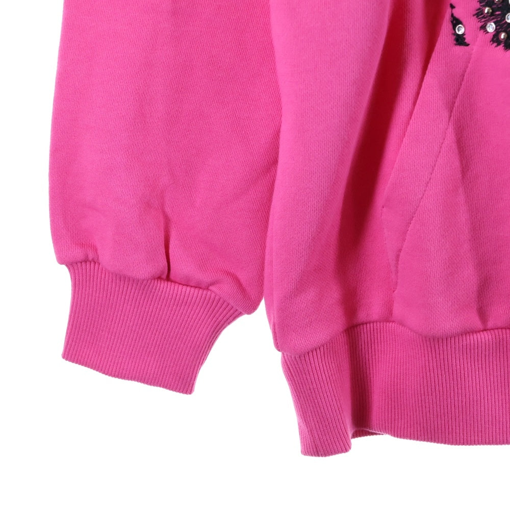 CELINE(セリーヌ) Palm Tree Stud Hoodie Y795670Q パームツリースタッズパーカー プルオーバーフーディ ピンク