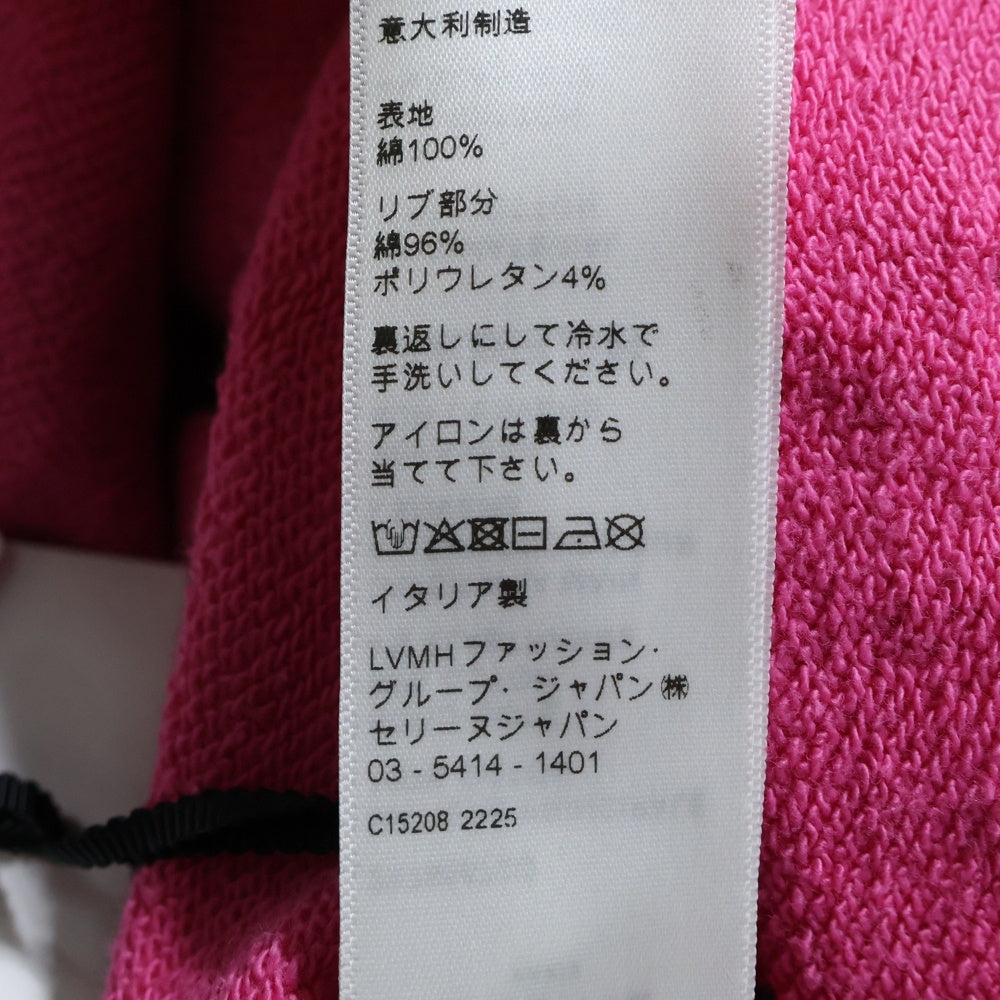 CELINE(セリーヌ) Palm Tree Stud Hoodie Y795670Q パームツリースタッズパーカー プルオーバーフーディ ピンク