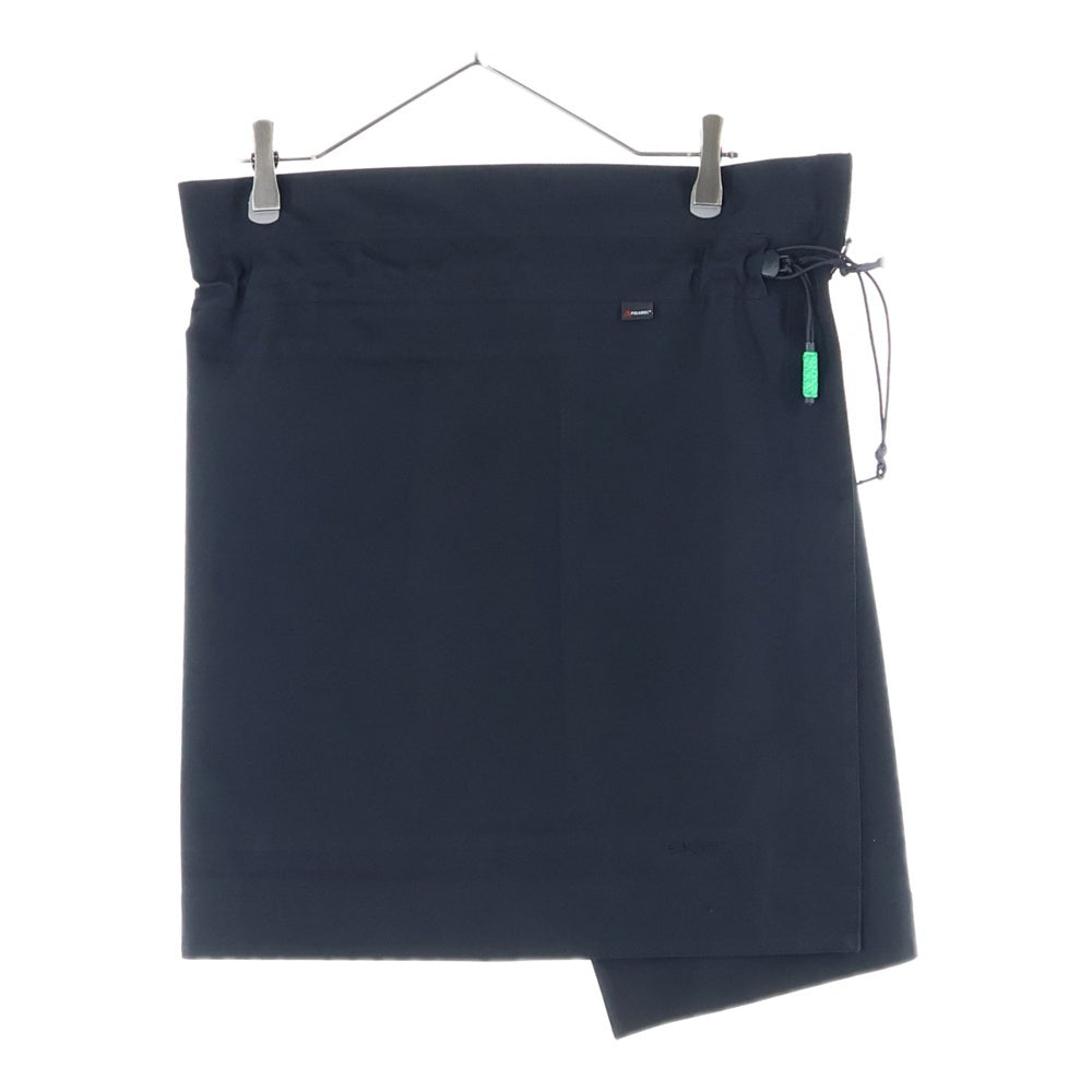 GR10K(ジーアールテンケー) ALPHA PATCHES SKIRT ラップスカート AG313058AA ブラック レディース