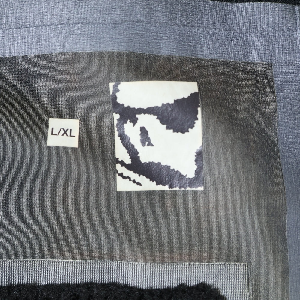 GR10K(ジーアールテンケー) ALPHA PATCHES SKIRT ラップスカート AG313058AA ブラック レディース