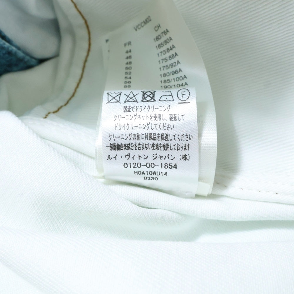 LOUIS VUITTON(ルイヴィトン) 23SS スプレーモノグラムデニムトラッカージャケット RM231M U14 HOA10W ホワイト/ブルー