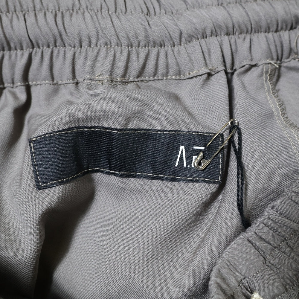 A.F ARTEFACT(エーエフアーティファクト) Summer Wool Sarouel Shorts ag-11042 サマーウールサルエルショーツ ハーフパンツ ベージュ