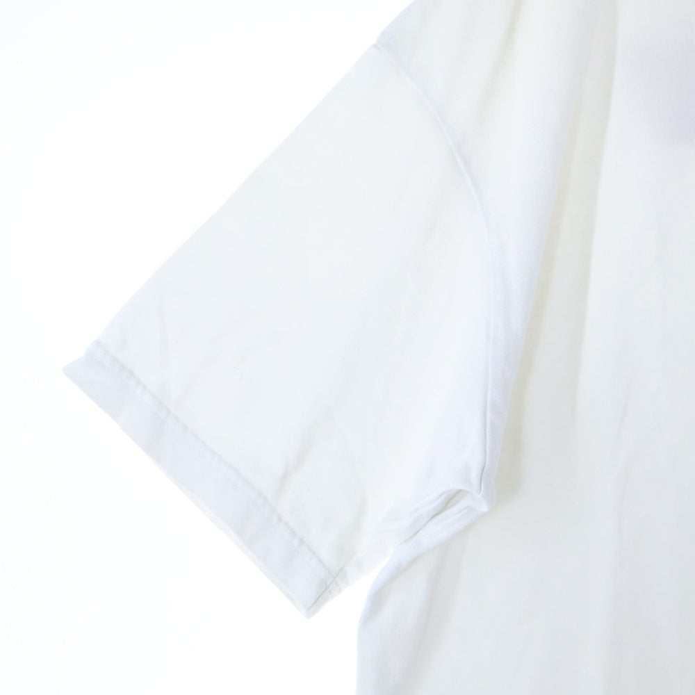 BALENCIAGA(バレンシアガ) 20AW News Logo Short Sleeve T-Shirt ニュース ロゴプリント半袖Tシャツ ホワイト 612966 TIVD1