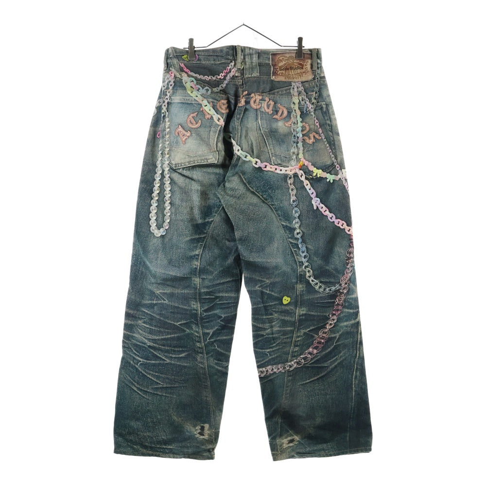 Acne Studios(アクネ ストゥディオズ) Baggy Fit Jeansルーズフィットジーンズ インディゴ 1981 FN-MN-TROU001101